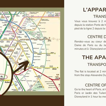 41.Appart 4Pers#1 Bedroom #Pere Lachaise #Nation Paris Eksteriør billede